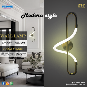 Nordic Creative Hose Led Wall Lamp