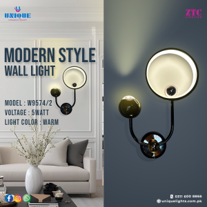 Modern style wall light model W9574/2